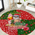 Hawaii Christmas Round Carpet Mele Kalikimaka Kanaka Maoli DT02 Art - Polynesian Pride