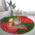 Hawaii Christmas Round Carpet Mele Kalikimaka Kanaka Maoli DT02 - Polynesian Pride