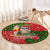 Hawaii Christmas Round Carpet Mele Kalikimaka Kanaka Maoli DT02 - Polynesian Pride