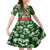 Guam Christmas Family Matching Long Sleeve Bodycon Dress and Hawaiian Shirt Felis Pusgua Tropical Xmas Patterns DT02 Daughter's Dress Green - Polynesian Pride