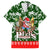 Guam Christmas Family Matching Long Sleeve Bodycon Dress and Hawaiian Shirt Felis Pusgua Tropical Xmas Patterns DT02 Dad's Shirt - Short Sleeve Green - Polynesian Pride