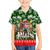 Guam Christmas Family Matching Off Shoulder Long Sleeve Dress and Hawaiian Shirt Felis Pusgua Tropical Xmas Patterns DT02 Son's Shirt Green - Polynesian Pride