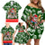 Guam Christmas Family Matching Off Shoulder Short Dress and Hawaiian Shirt Felis Pusgua Tropical Xmas Patterns DT02 - Polynesian Pride