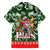 Guam Christmas Family Matching Off Shoulder Short Dress and Hawaiian Shirt Felis Pusgua Tropical Xmas Patterns DT02 - Polynesian Pride