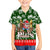 Guam Christmas Family Matching Short Sleeve Bodycon Dress and Hawaiian Shirt Felis Pusgua Tropical Xmas Patterns DT02 Son's Shirt Green - Polynesian Pride