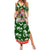 Guam Christmas Family Matching Summer Maxi Dress and Hawaiian Shirt Felis Pusgua Tropical Xmas Patterns DT02 Mom's Dress Green - Polynesian Pride