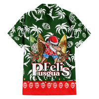 Guam Christmas Family Matching Tank Maxi Dress and Hawaiian Shirt Felis Pusgua Tropical Xmas Patterns DT02 - Polynesian Pride