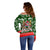 Guam Christmas Off Shoulder Sweater Felis Pusgua Tropical Xmas Patterns DT02 - Polynesian Pride