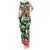 Guam Christmas Tank Maxi Dress Felis Pusgua Tropical Xmas Patterns DT02 Women Green - Polynesian Pride