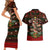 Meri Kirihimete New Zealand Couples Matching Short Sleeve Bodycon Dress and Hawaiian Shirt Christmas Kiwi Maori DT02 - Polynesian Pride