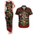 Meri Kirihimete New Zealand Couples Matching Tank Maxi Dress and Hawaiian Shirt Christmas Kiwi Maori DT02 Red - Polynesian Pride