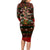 Meri Kirihimete New Zealand Long Sleeve Bodycon Dress Christmas Kiwi Maori DT02 - Polynesian Pride