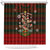 Meri Kirihimete New Zealand Shower Curtain Christmas Kiwi Maori DT02 Red - Polynesian Pride