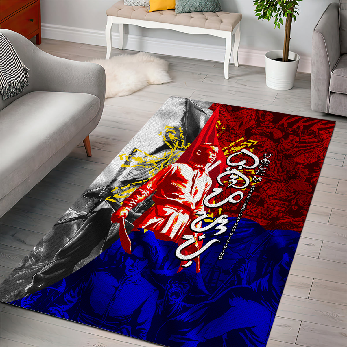 Philippines Bonifacio Day Area Rug DT02 - Polynesian Pride