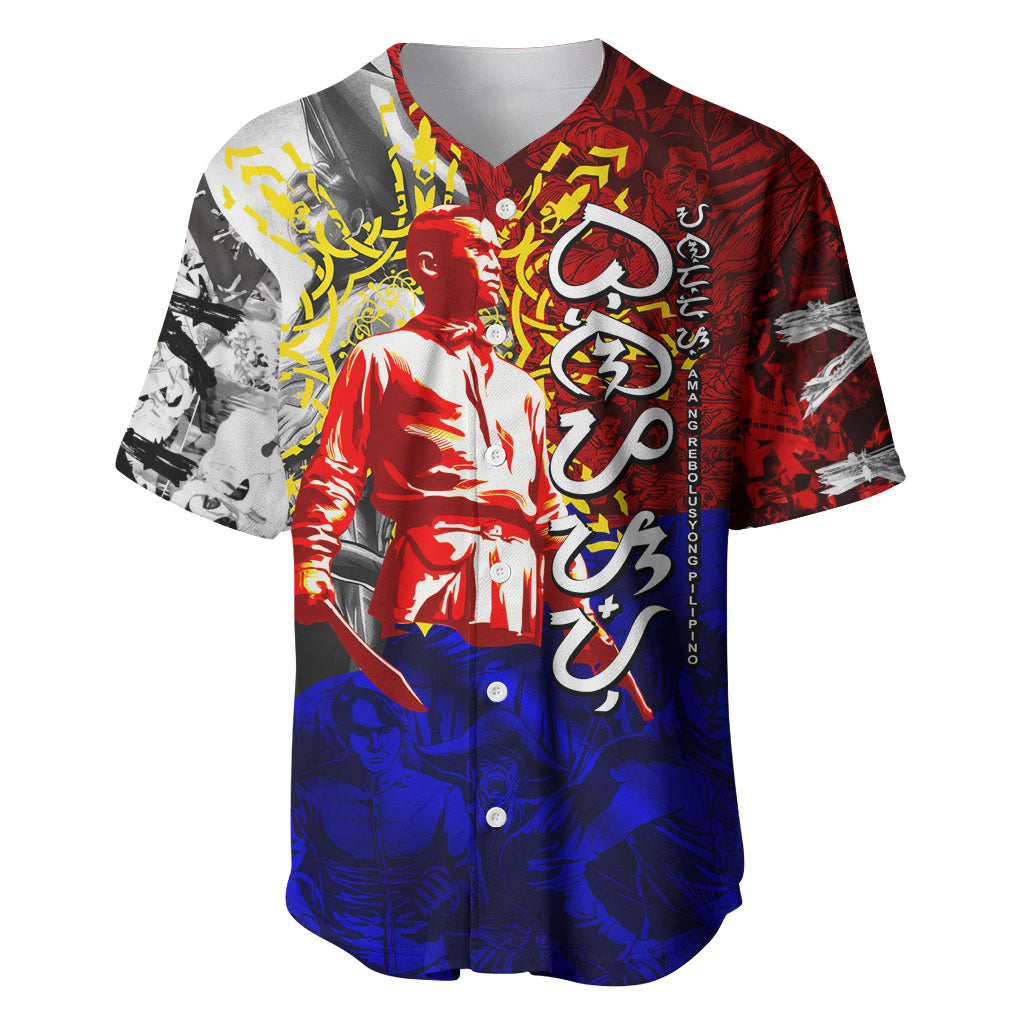 Philippines Bonifacio Day Baseball Jersey DT02 Art - Polynesian Pride