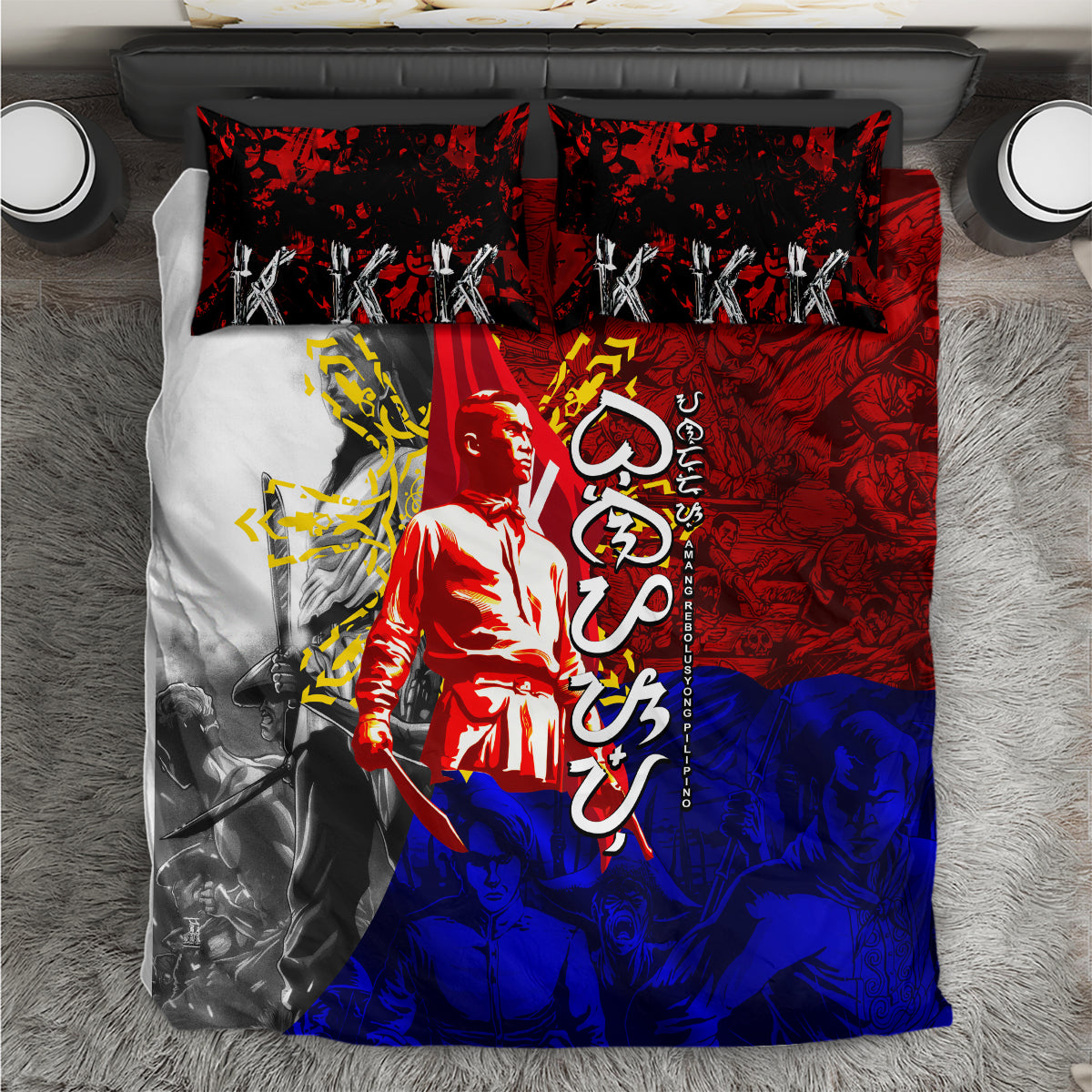 Philippines Bonifacio Day Bedding Set DT02 Art - Polynesian Pride