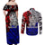 Philippines Bonifacio Day Couples Matching Off Shoulder Maxi Dress and Long Sleeve Button Shirt DT02 - Polynesian Pride