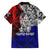 Philippines Bonifacio Day Family Matching Off Shoulder Short Dress and Hawaiian Shirt DT02 - Polynesian Pride