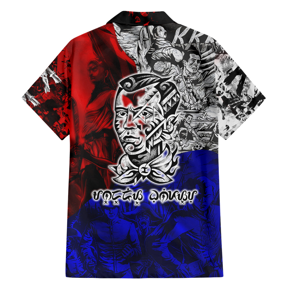 Philippines Bonifacio Day Family Matching Puletasi Dress and Hawaiian Shirt DT02 - Polynesian Pride