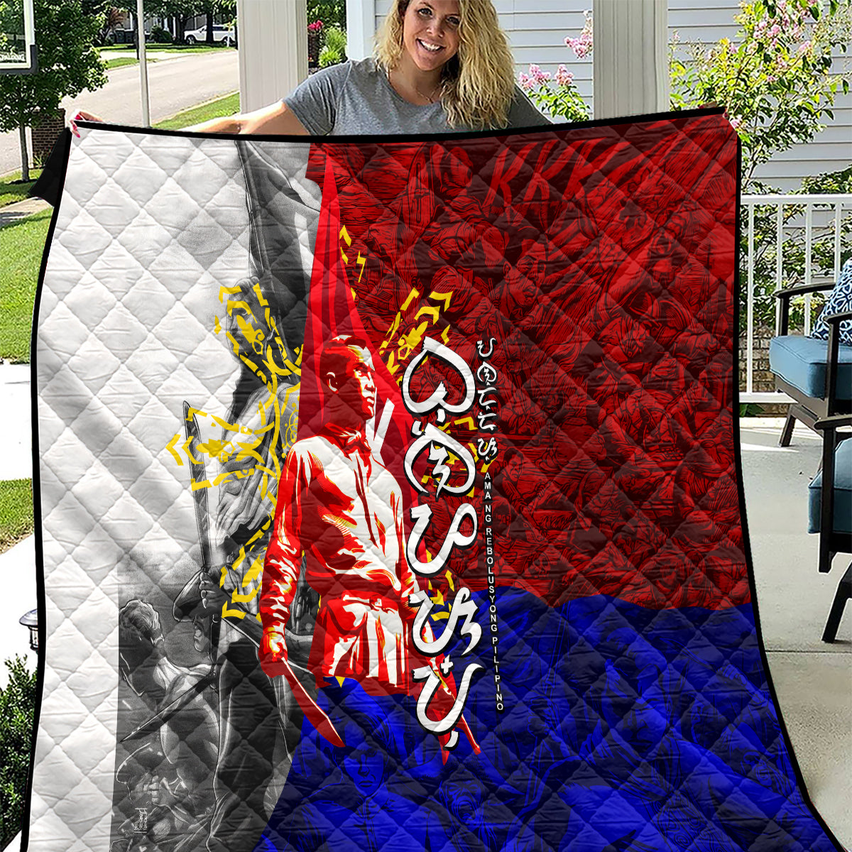 Philippines Bonifacio Day Quilt DT02 Art - Polynesian Pride