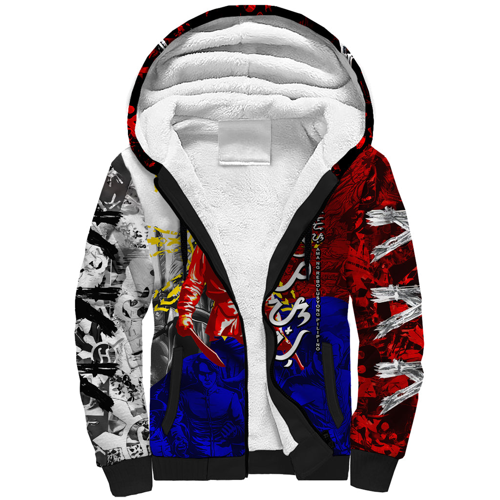 Philippines Bonifacio Day Sherpa Hoodie DT02 Unisex Art - Polynesian Pride