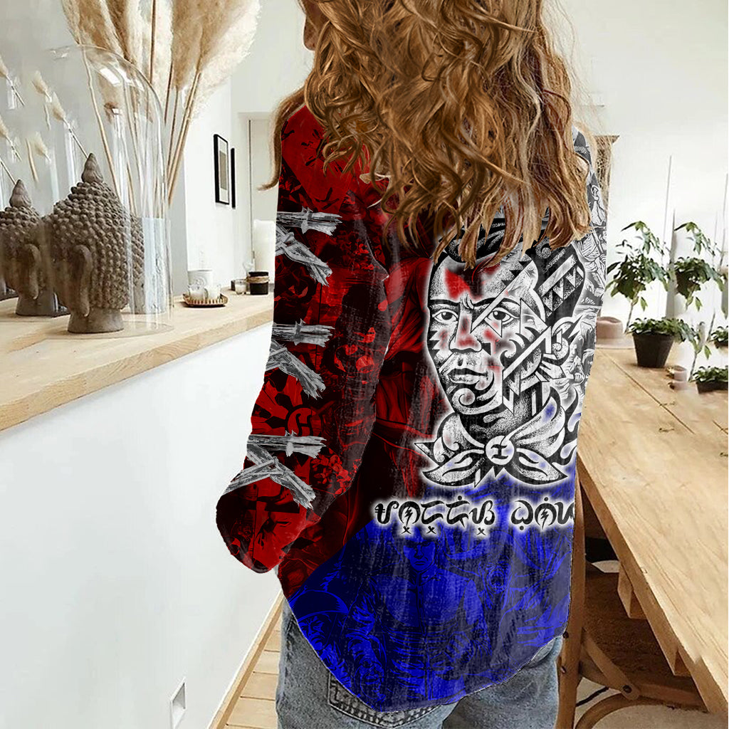 Philippines Bonifacio Day Women Casual Shirt DT02 - Polynesian Pride