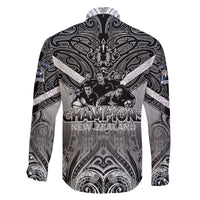 New Zealand Family Matching Puletasi Dress and Hawaiian Shirt Rugby Aotearoa Champions DT02 - Polynesian Pride