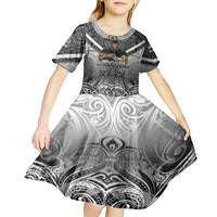 New Zealand Kid Short Sleeve Dress Rugby Aotearoa Champions DT02 - Polynesian Pride