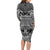 New Zealand Long Sleeve Bodycon Dress Rugby Aotearoa Champions DT02 - Polynesian Pride