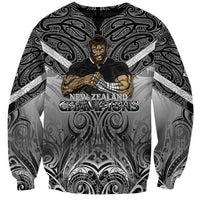 New Zealand Sweatshirt Rugby Aotearoa Champions DT02 Unisex Black - Polynesian Pride
