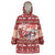 Dog Sled Christmas Wearable Blanket Hoodie Husky Sleigh Ride Design - Polynesian Pride