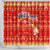 Merry Christmas Hawaii Shower Curtain Xmas Travel Map - Polynesian Pride