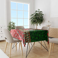 Mele Kalikimaka Shaka Santa Tablecloth Hawaiian Surf Christmas Design with Aloha Spirit DT02 - Polynesian Pride