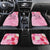 Butterfly Polynesia Breast Cancer Car Mats Nobody Fights Alone Pink Out Tropical Hibiscus