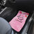 Butterfly Polynesia Breast Cancer Car Mats Nobody Fights Alone Pink Out Tropical Hibiscus