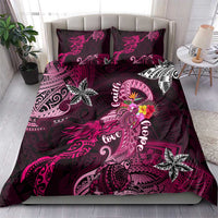 Breast Cancer Mermaid Polynesia Bedding Set Faith Hope Love