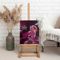 Breast Cancer Mermaid Polynesia Canvas Wall Art Faith Hope Love DT02 - Polynesian Pride