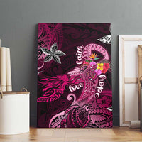 Breast Cancer Mermaid Polynesia Canvas Wall Art Faith Hope Love DT02 - Polynesian Pride