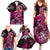 Breast Cancer Mermaid Polynesia Family Matching Summer Maxi Dress and Hawaiian Shirt Faith Hope Love