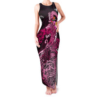 Breast Cancer Mermaid Polynesia Family Matching Tank Maxi Dress and Hawaiian Shirt Faith Hope Love