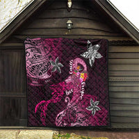 Breast Cancer Mermaid Polynesia Quilt Faith Hope Love