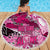 Breast Cancer Awareness Hawaii Beach Blanket Polynesia Girl Nobody Fights Alone