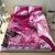 Breast Cancer Awareness Hawaii Bedding Set Polynesia Girl Nobody Fights Alone