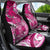 Breast Cancer Awareness Hawaii Car Seat Cover Polynesia Girl Nobody Fights Alone