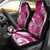 Breast Cancer Awareness Hawaii Car Seat Cover Polynesia Girl Nobody Fights Alone