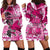 Breast Cancer Awareness Hawaii Hoodie Dress Polynesia Girl Nobody Fights Alone