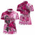 Breast Cancer Awareness Hawaii Women Polo Shirt Polynesia Girl Nobody Fights Alone