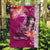 Breast Cancer New Zealand Garden Flag Maori Aotearoa Girl Pink Out