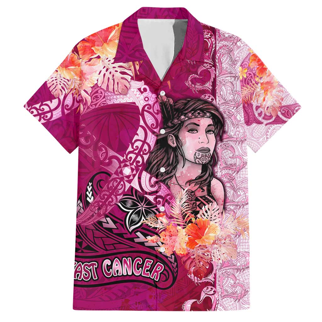 Breast Cancer New Zealand Hawaiian Shirt Maori Aotearoa Girl Pink Out DT02 Pink - Polynesian Pride