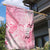 Breast Cancer Awareness Month Garden Flag Butterfly Polynesia Watercolor Pink